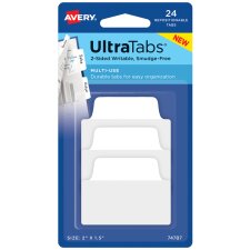 AVERY Zweckform Haftstreifen UltraTabs Weiß 50,8 x...