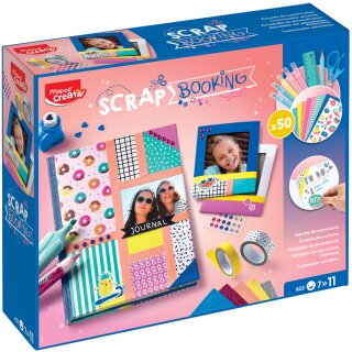 Maped Scrapbooking-Set weiß 50-teilig