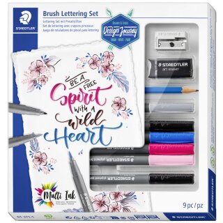 STAEDTLER Schreibset Brush Lettering Set 9-teilig