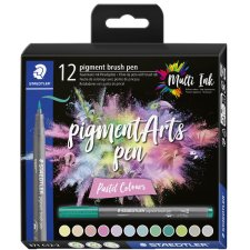 STAEDTLER Fasermaler pigment brush pen "Pastel...