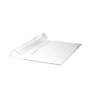 DURABLE Kennzeichnungstasche HARD COVER Falz A5 quer 10 Stück