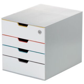 DURABLE Schubladenbox VARICOLOR MIX 4 SAFE weiß