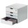 DURABLE Schubladenbox VARICOLOR MIX 4 SAFE weiß