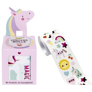 folia Sticker UNICORN auf Rolle 4 m