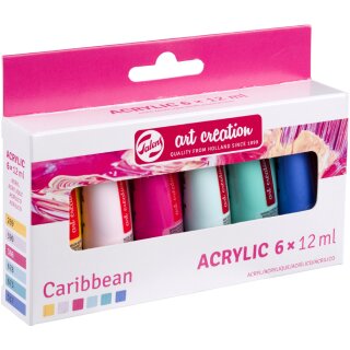 ROYAL TALENS Acrylfarbe Art Creation Caribbean Set 6x 12 ml