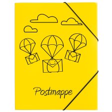 PAGNA Postmappe DIN A4 PP gelb mit Motivdruck