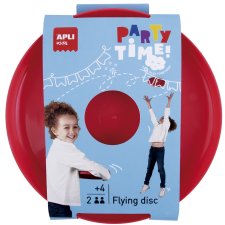 agipa APLI Kids Wurfscheibe PARTY TIME Durchmesser: 226 mm rot