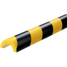 DURABLE Rohrschutzprofil P30 Länge: 1 m schwarz/gelb...