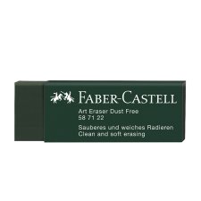 FABER-CASTELL Kunststoff-Radierer DUST-FREE grün