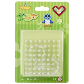 Hama Stiftplatten "Quadrat Herz"  im Blister