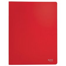 LEITZ Sichtbuch Recycle A4 PP mit 40 Hüllen rot