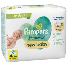 Pampers Feuchttücher Harmonie New Baby 4 Packungen...