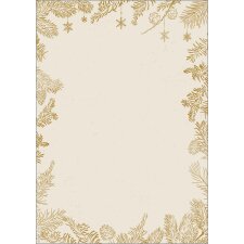 sigel Weihnachts-Motiv-Papier Golden Christmas A4 90 g/qm...