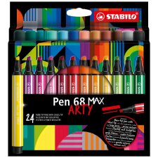 STABILO Fasermaler Pen 68 MAX 24er Etui ARTY