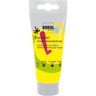 KREUL Kids Art Kinder-Künstlerfarbe 75 ml primärgelb