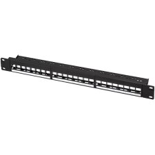 LogiLink 19" Keystone Patch Panel 24 Port schwarz