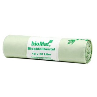 bioMAT Kompostbeutel 30 Liter grün 10 Stück