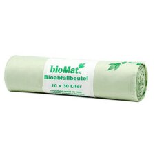 bioMAT Kompostbeutel 30 Liter grün 10 Stück