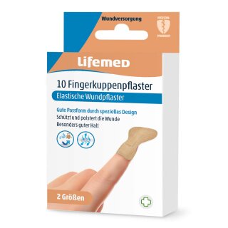 Lifemed Fingerkuppenpflaster "Allround" hautfarben 10 Stück
