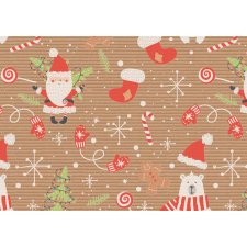SUSY CARD Weihnachts-Geschenkpapier "Crazy...