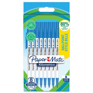 Paper:Mate Kugelschreiber Kilometrico blau 8er Blister