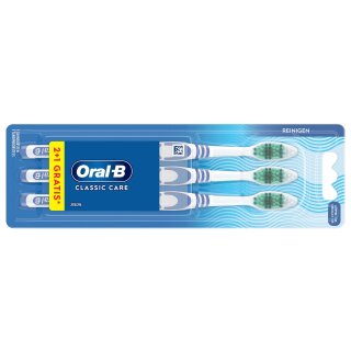 Oral-B Zahnbürste CLASSIC CARE 35 mittel 2+1 Pack