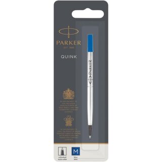 PARKER Rollerballmine QUINK 0,7 mm blau im Blister