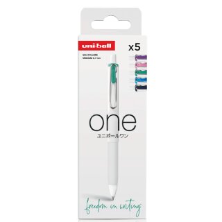 uni-ball Gel-Tintenroller one UMNS/07 5er Set "Electric"
