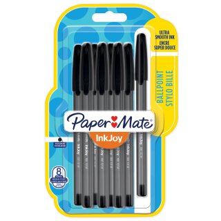 Paper:Mate Kugelschreiber InkJoy 100 8er Blister schwarz