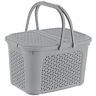 keeeper Picknick-Korb "inka" 28 Liter nordic-grey