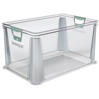 keeeper Aufbewahrungsbox "luis" 64 Liter transparent