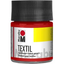 Marabu Stoffmalfarbe "Textil" rot 50 ml
