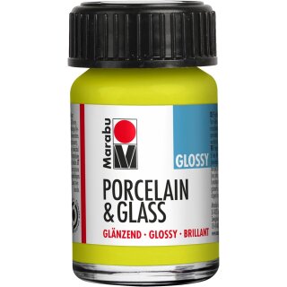 Marabu Farbe "Porcelain & Glass" glänzend 15 ml reseda