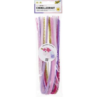 folia Chenilledraht "Unicorn" Länge: 500 mm 100 Stück