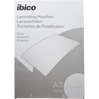 ibico Basics Laminierfolientasche DIN A3 glänzend 150 mic 100 Stück