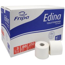 Fripa Toilettenpapier Edina 3-lagig hochweiß 60...