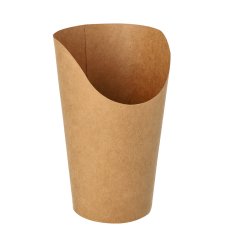 PAPSTAR Wrap-Cup rund 470 ml braun 50 Stück