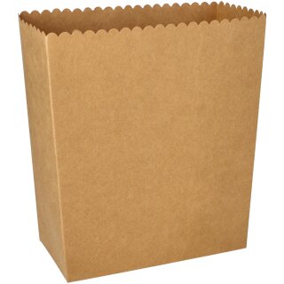 PAPSTAR Popcorn-Box Pappe "pure" eckig 2.400 ml 50 Stück