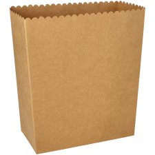 PAPSTAR Popcorn-Box Pappe "pure" eckig 2.400 ml...