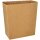 PAPSTAR Popcorn-Box Pappe "pure" eckig 2.400 ml 50 Stück