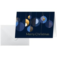 sigel Weihnachtskarte "Graphic Christmas balls"...
