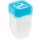 keeeper Frischhaltedose "fredo fresh" 90 ml eckig blau 6 Stück