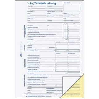 AVERY Zweckform Formularbuch "Lohnabrechnung" SD A4 2 x 40 Blatt