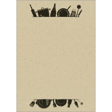 sigel Design-Papier "Kitchen utensils" DIN A4...