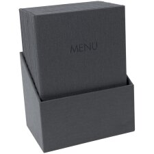 sigel Speisekarten-Mappe MENU DIN A4 anthrazit 10er Box