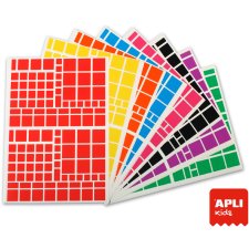 agipa APLI Kids Sticker "Quadrat" auf Bogen 18...