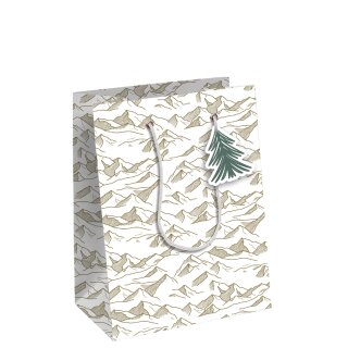 Clairefontaine Weihnachts-Geschenktüte "Altitude" klein