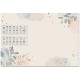 sigel Papier-Schreibunterlage "Pastel Garden" 595 x 410 mm 30 Blatt