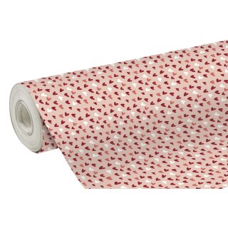 Clairefontaine Geschenkpapier "Herzen" Secare-Rolle (B)700 mm x (L)50 m