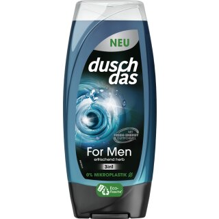 duschdas 3in1 Duschgel & Shampoo For Men 225 ml Flasche